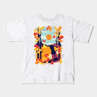 Autumn Theme Season Kids T-Shirt